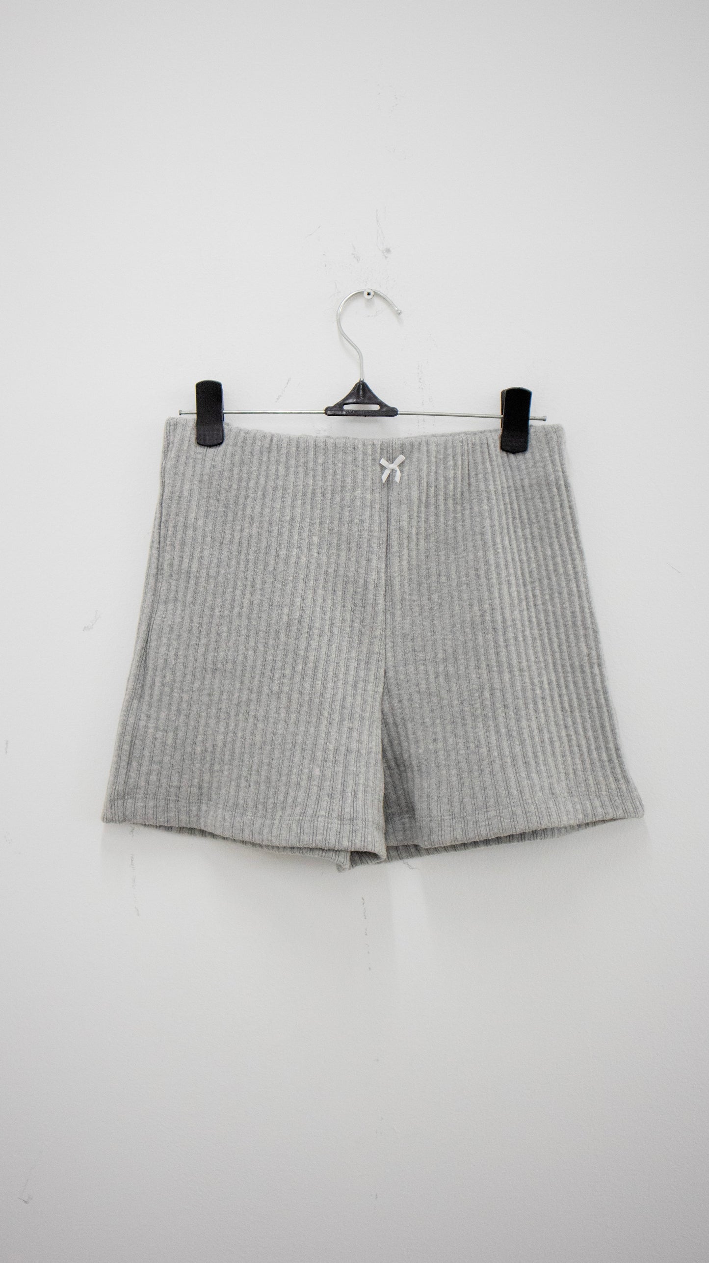 Daily knit shorts (gray)