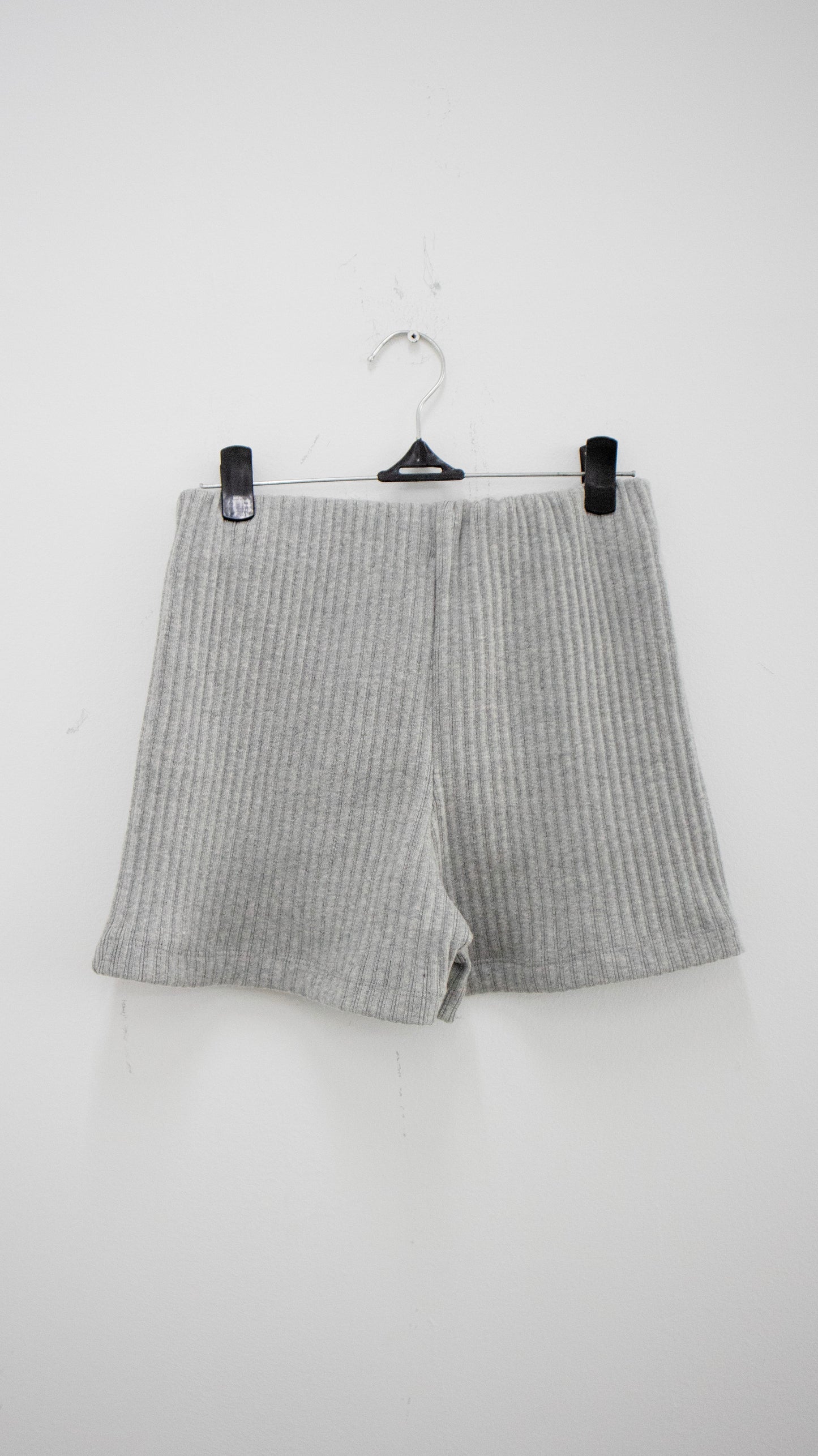 Daily knit shorts (gray)