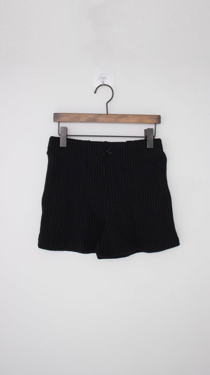 Daily knit shorts (black)