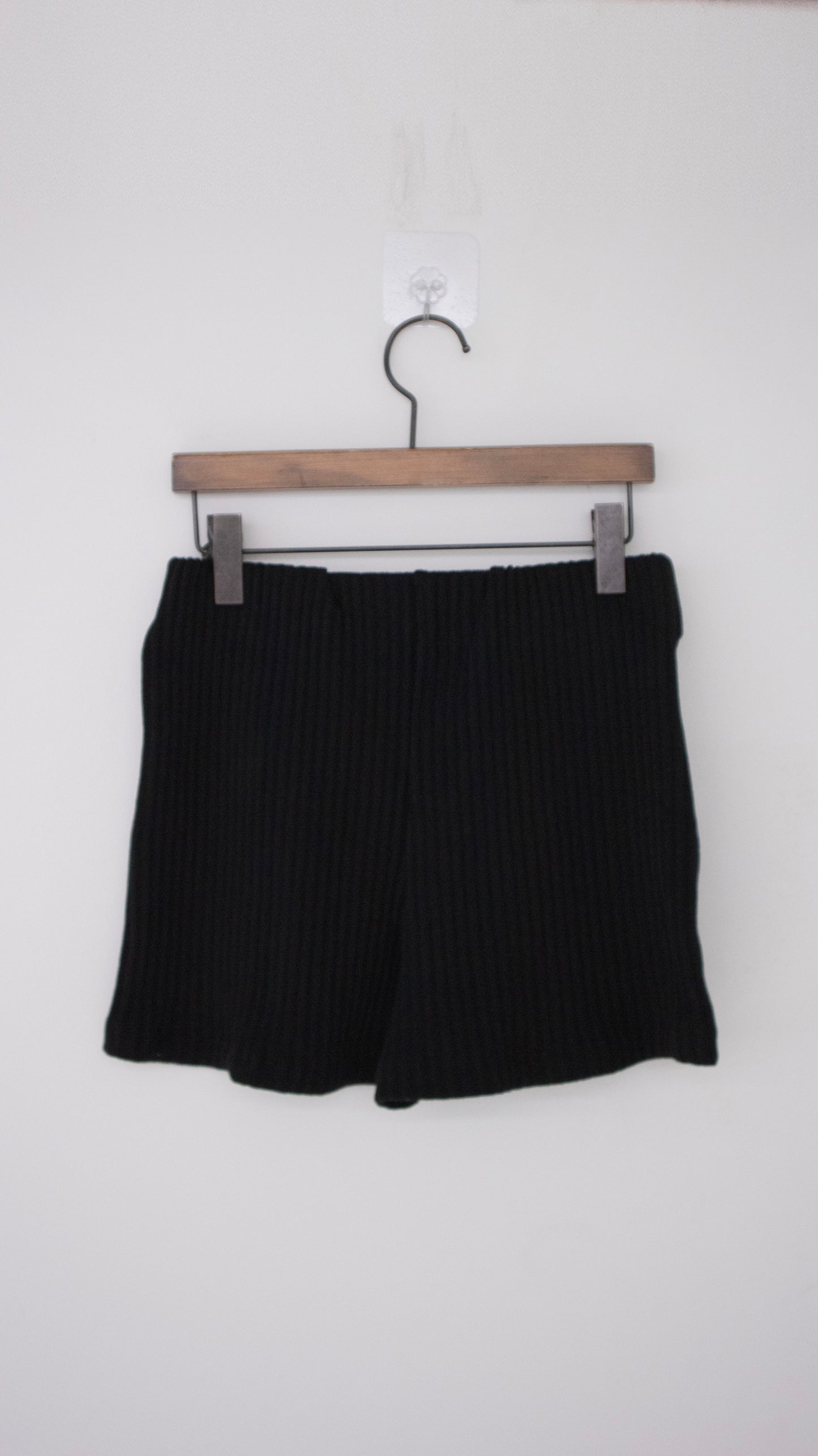 Daily knit shorts (black)