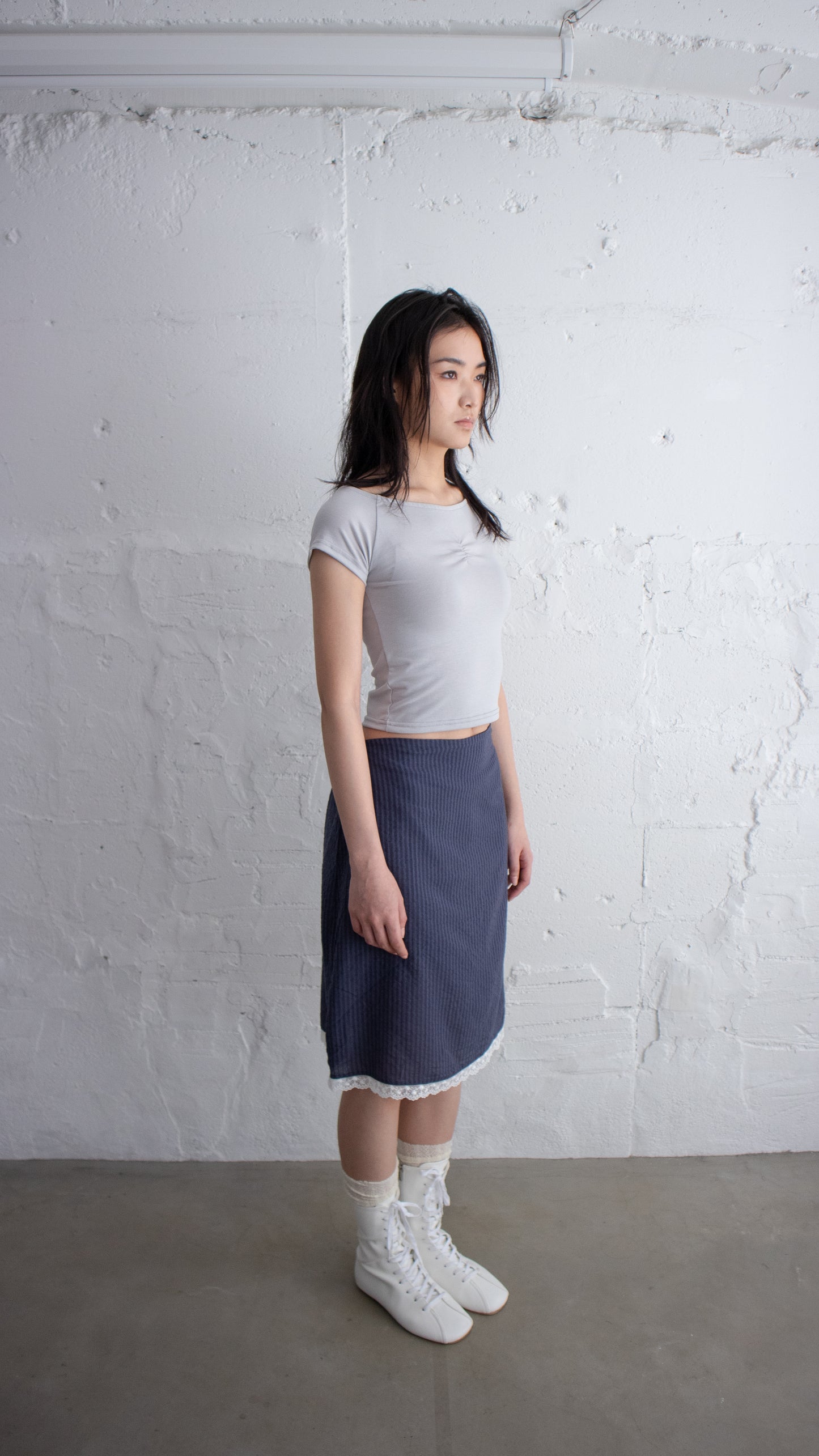 Ringo midi skirt (navy)