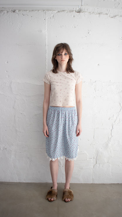 Ann midi skirt (skyblue)