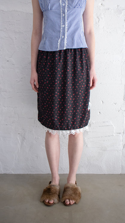 Ann midi skirt (black)