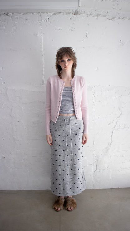 Spring button cardigan (pink)