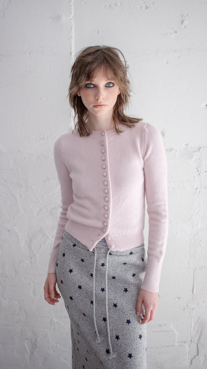 Spring button cardigan (pink)