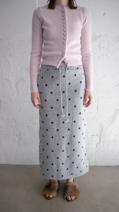 Star long skirt (gray)