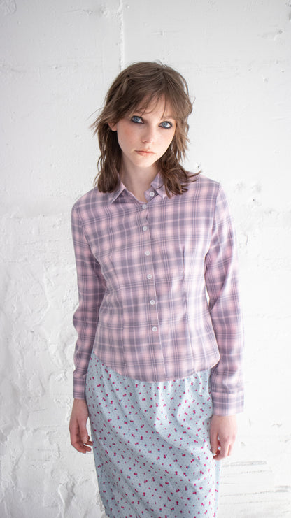 Breakfast crop shirt (pink)