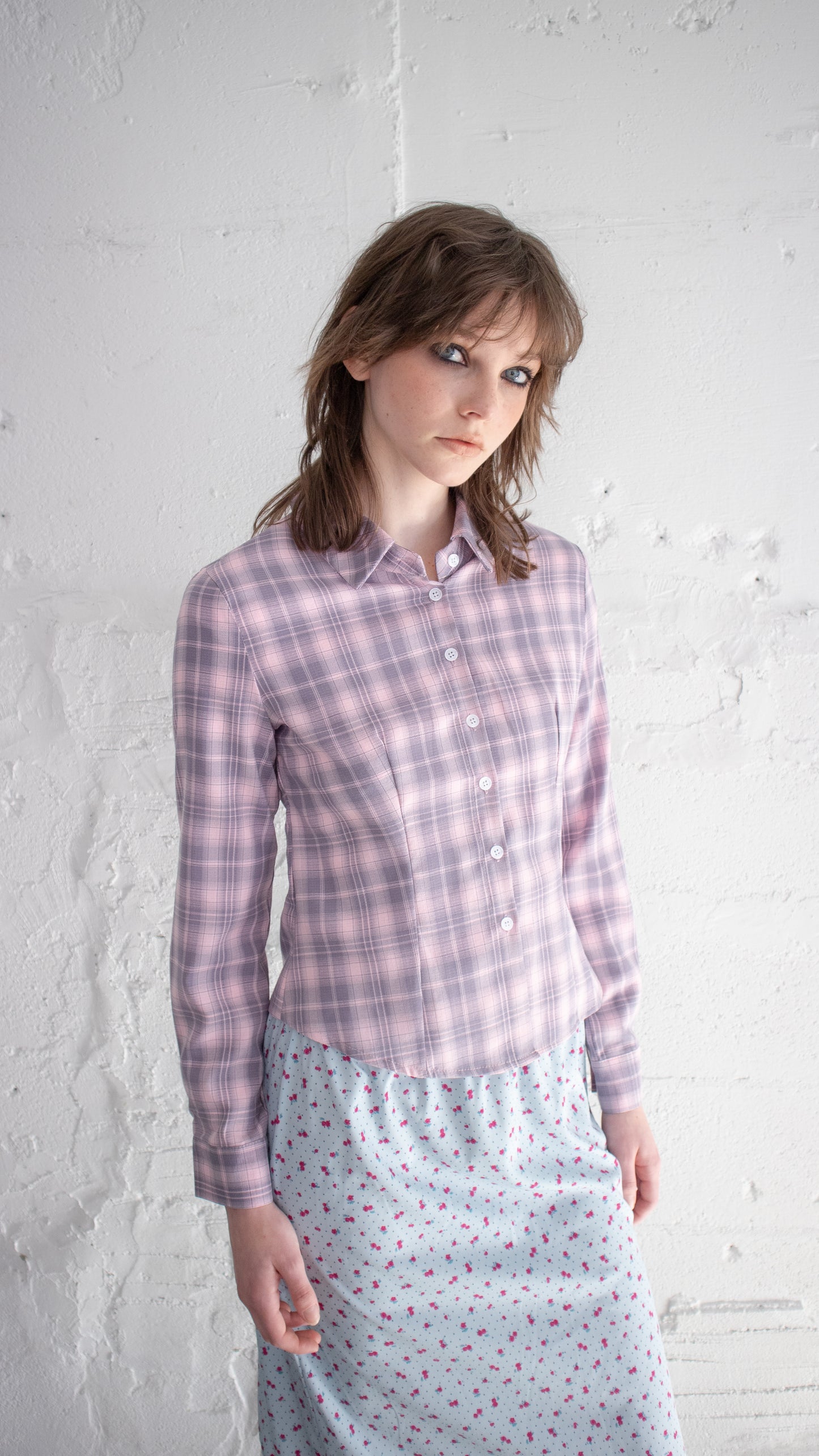 Breakfast crop shirt (pink)