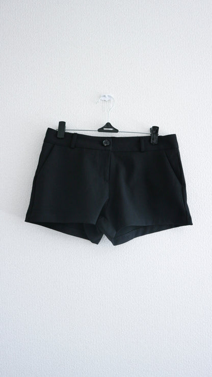 Basic mini short pants (black)