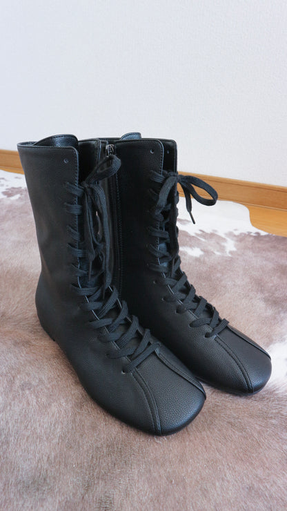 Boxer sneaker boots (black)