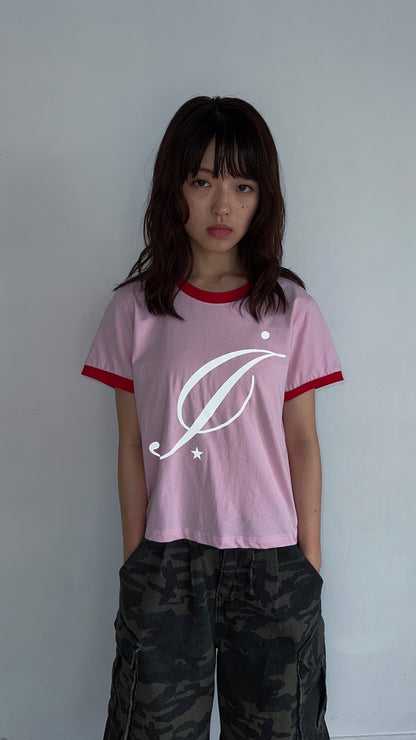 193 Reflector ringer T-shirt (pink)