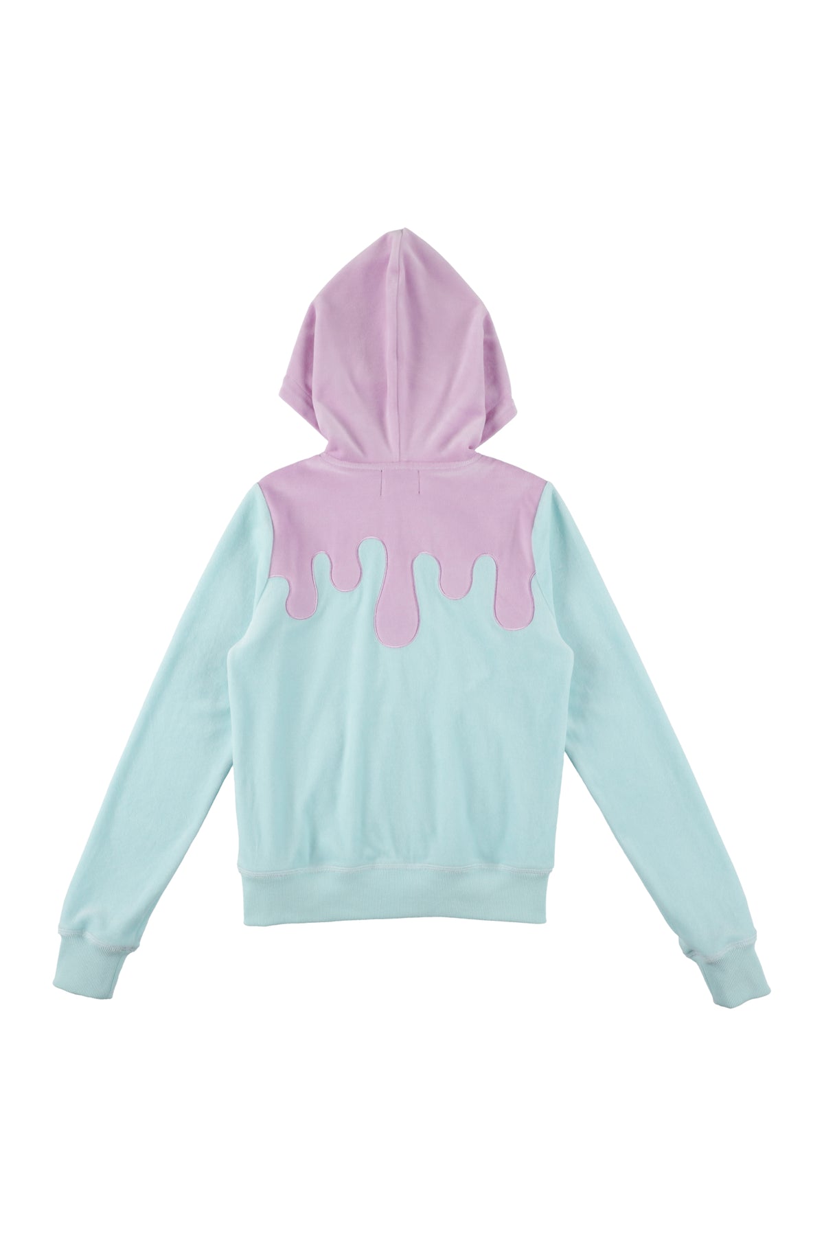 Melt Velour Zip Hoodie Frost Mint
