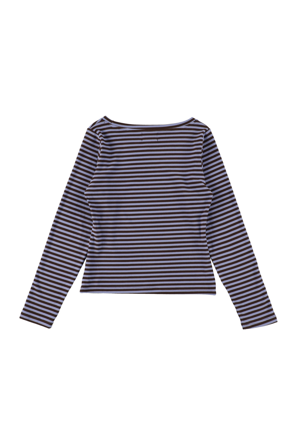 Milk Stripe Top Fleece Blackberry