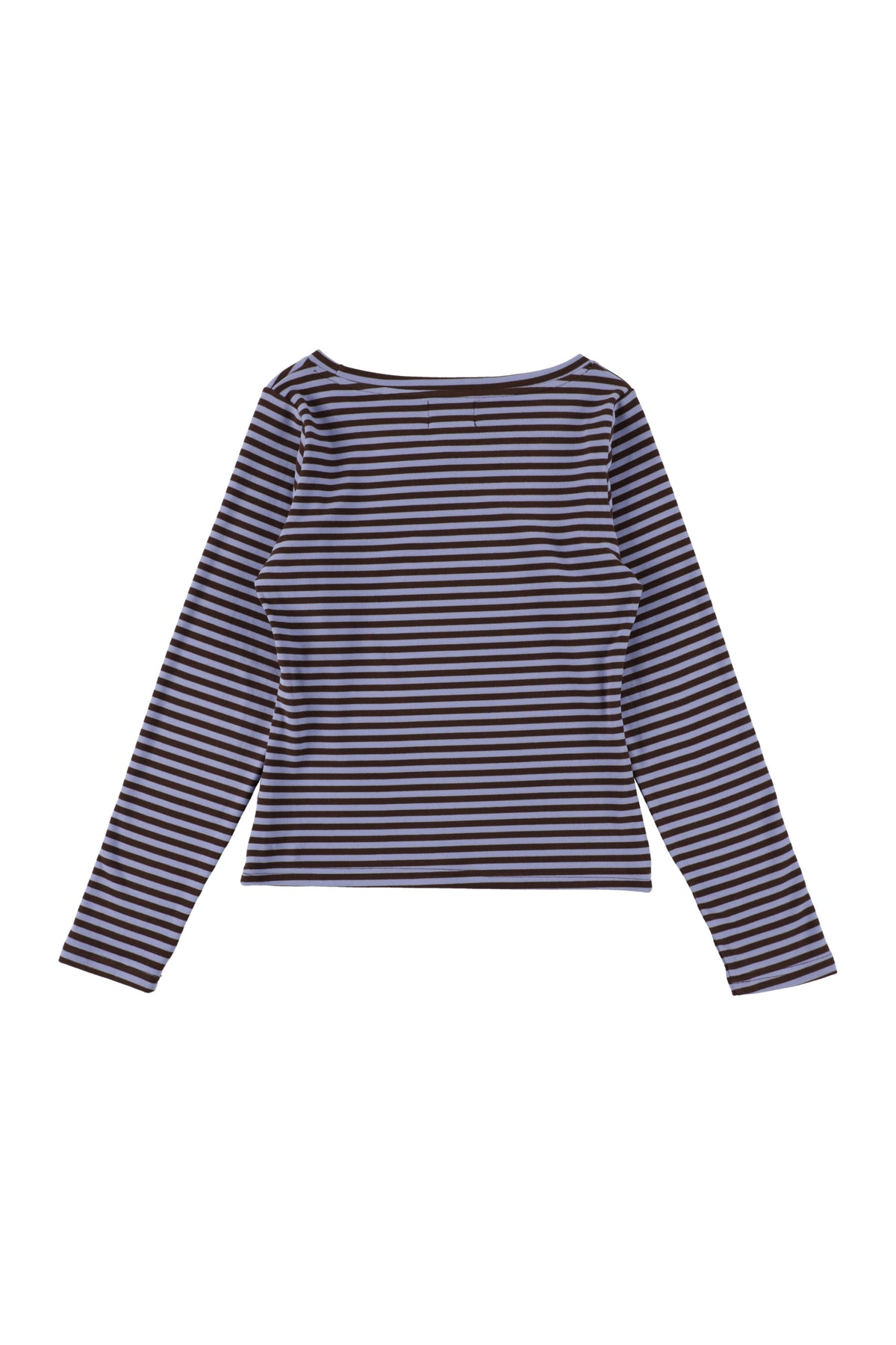 Milk Stripe Top Fleece Blackberry