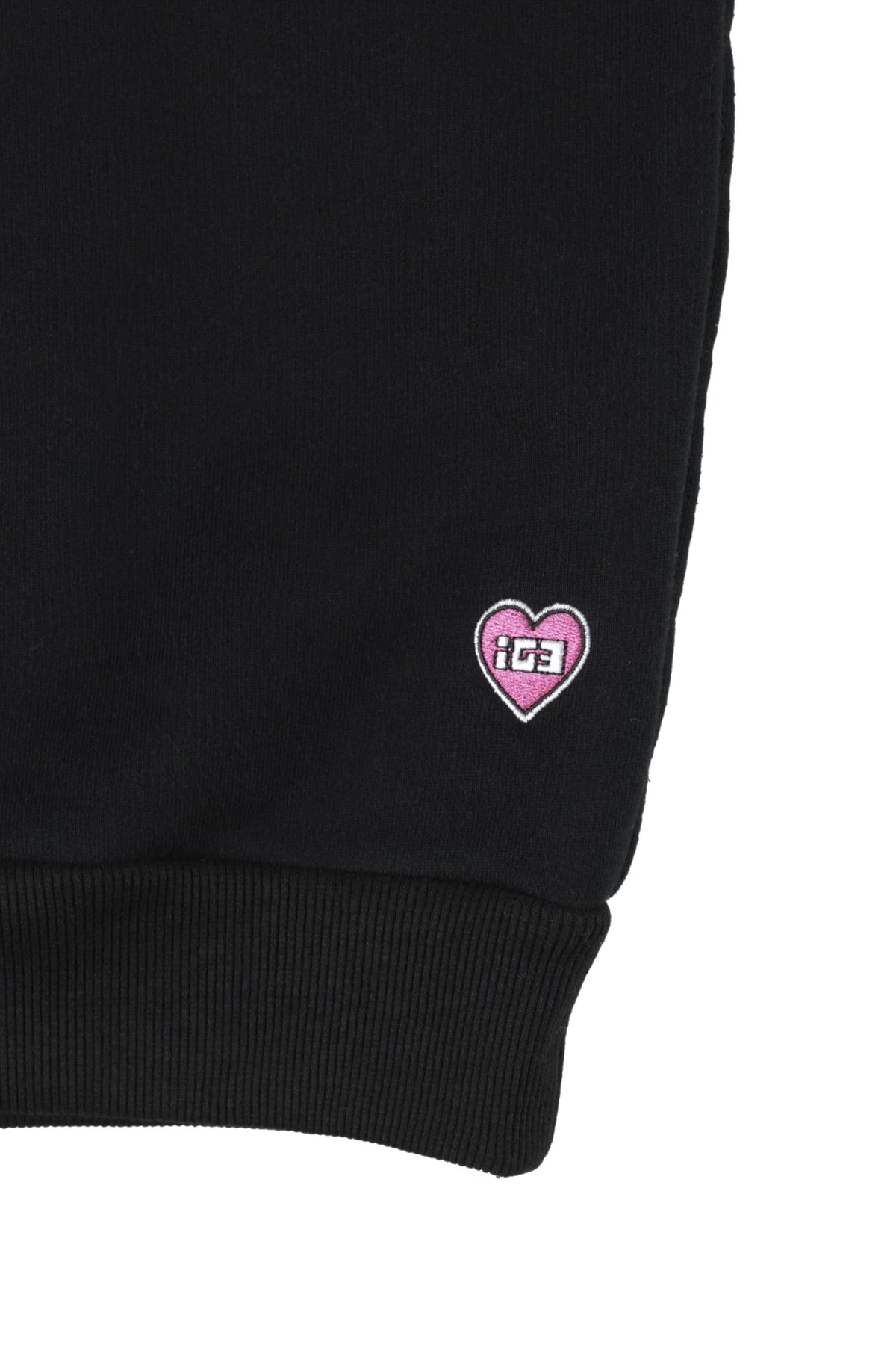 Bone Melt Off Shoulder Sweatshirt Black