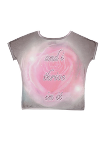Rose Off-shoulder top
