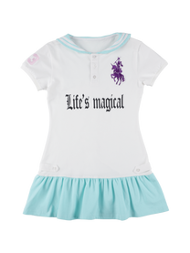 Life is magical sailor dress mint