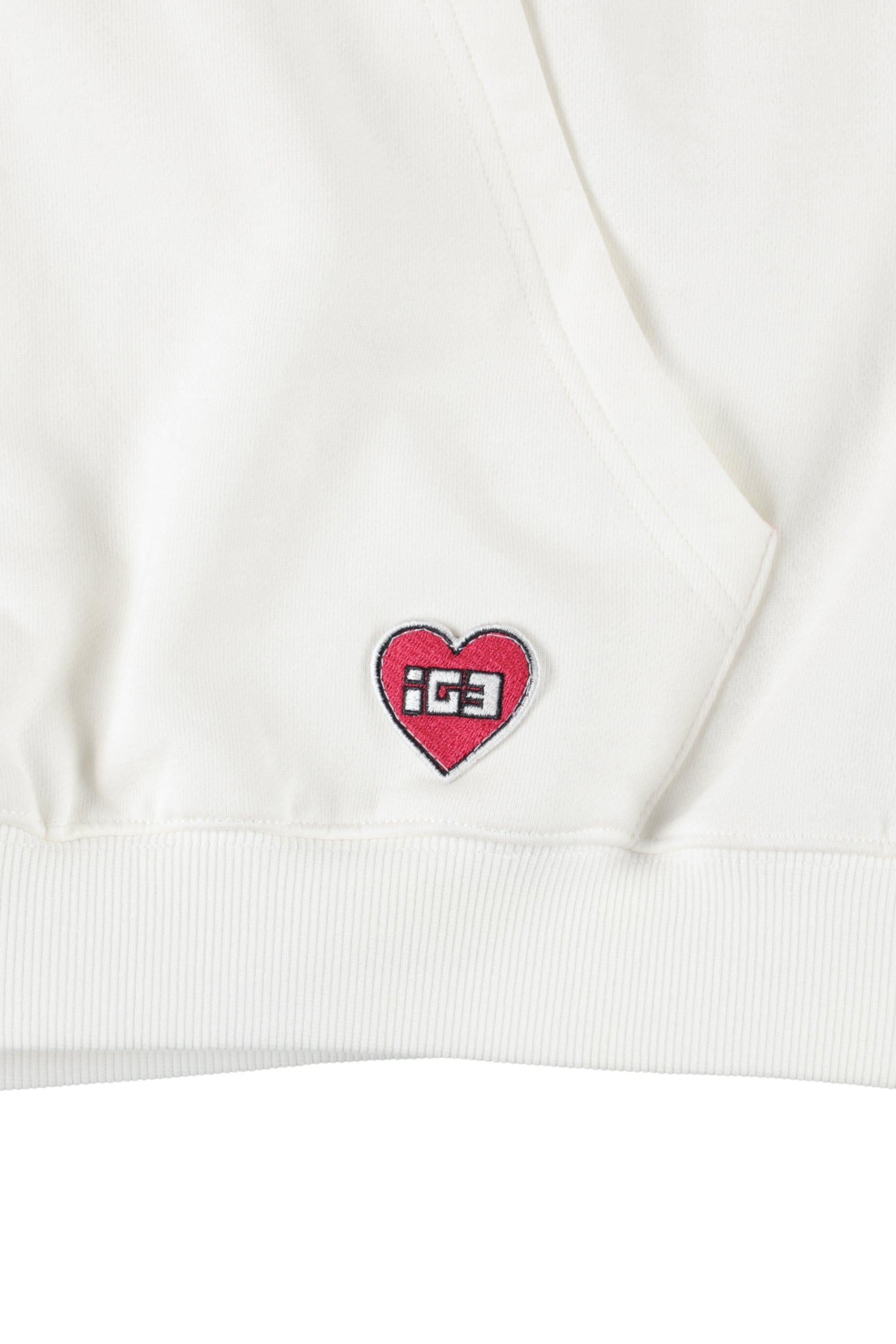 Melt Cream Bear Zip Hoodie