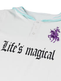 Life is magical sailor dress mint