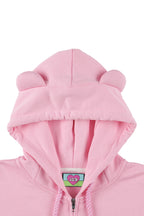 Melt Cream Bear Zip Hoodie