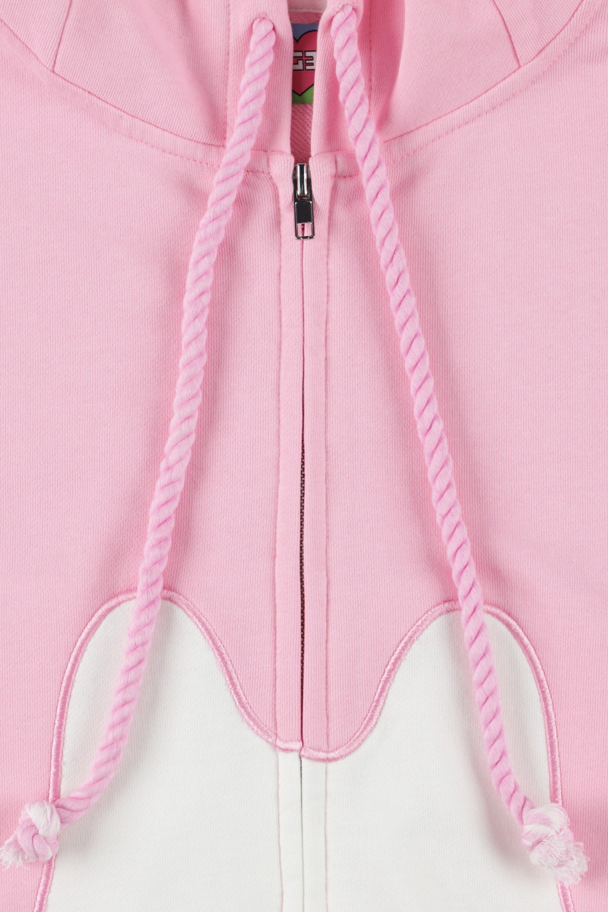 Melt Cream Bear Zip Hoodie