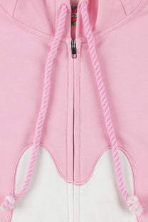 Melt Cream Bear Zip Hoodie