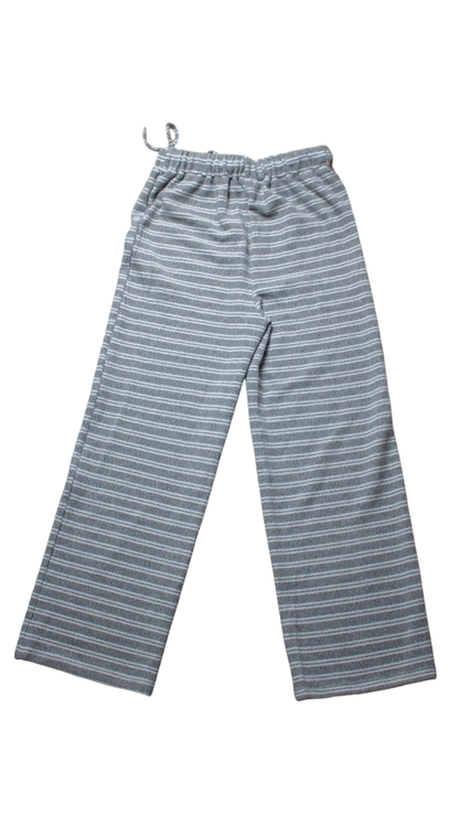 Winter stripe fleece pants