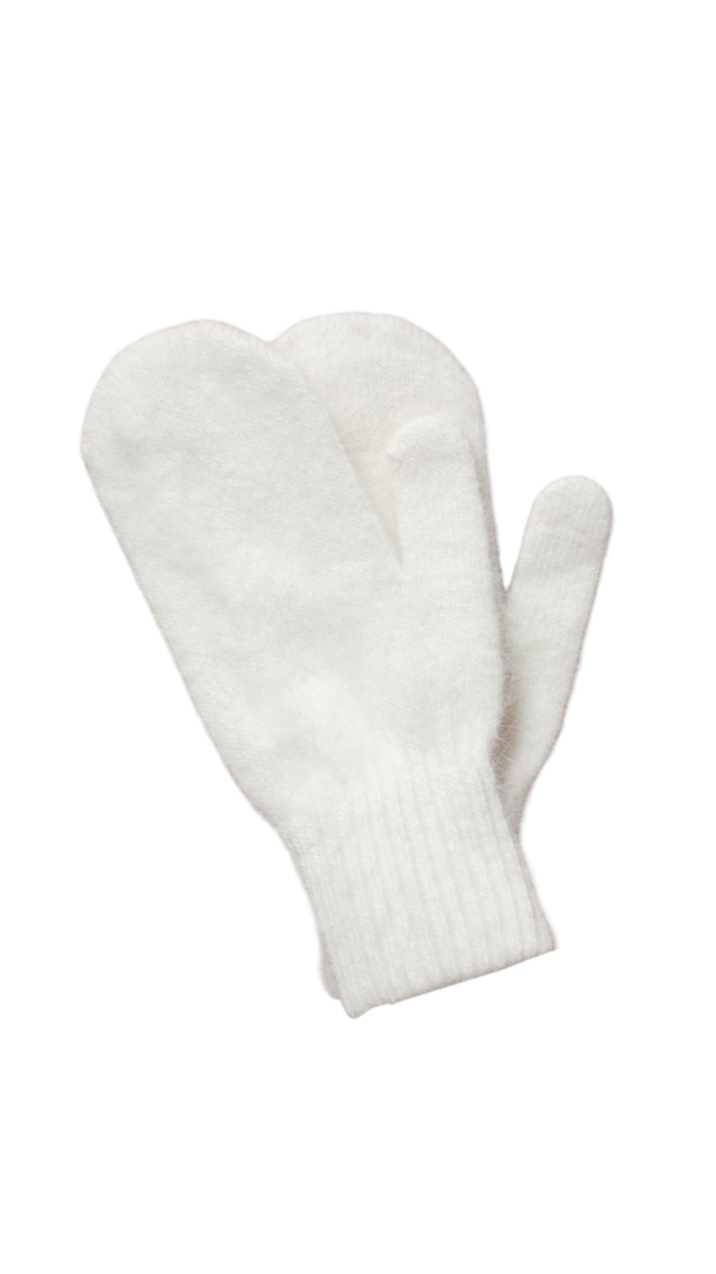 Snow mitten glove (white)