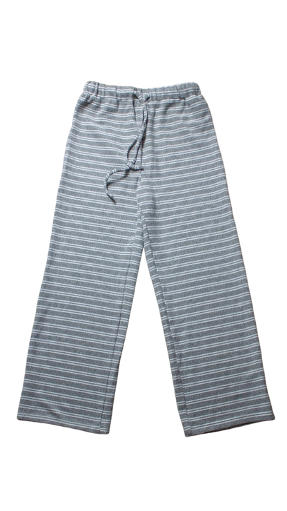 Winter stripe fleece pants