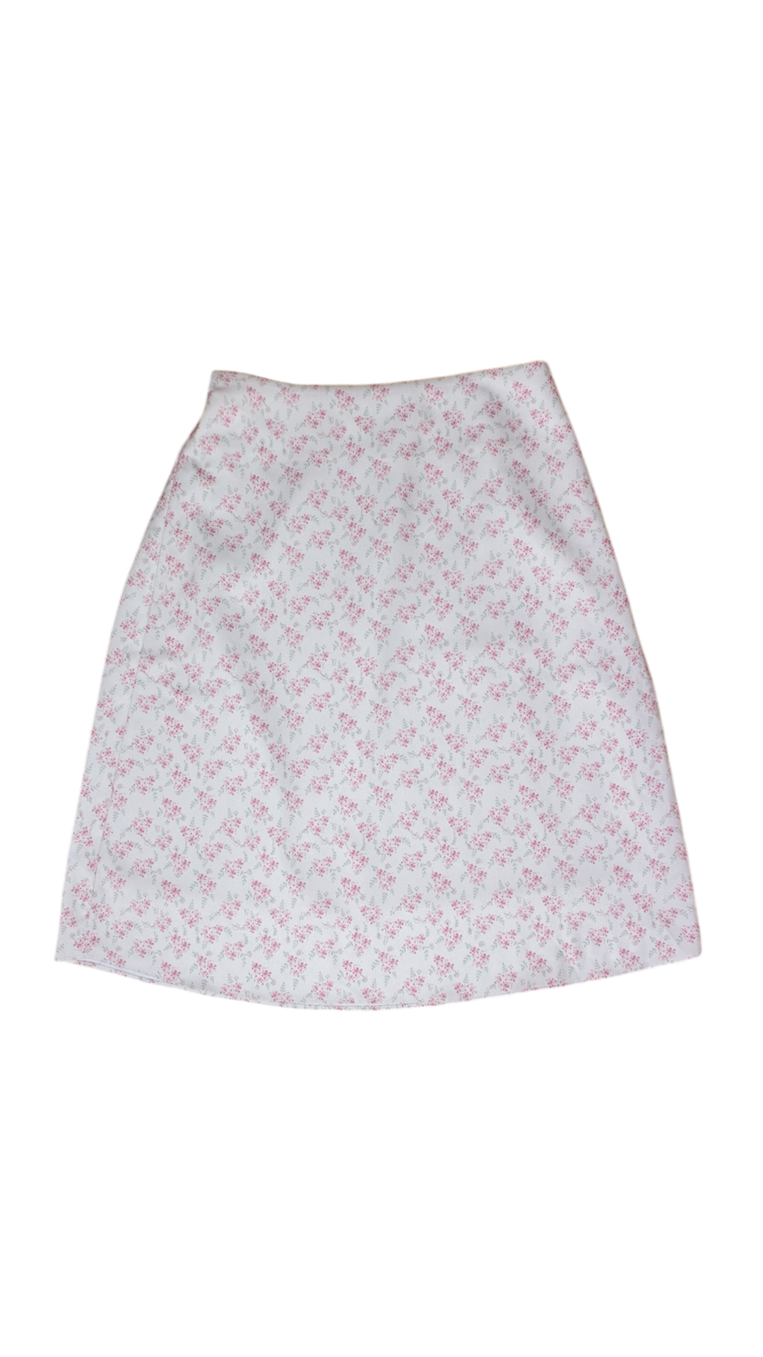 Flower midi skirt (ivory)