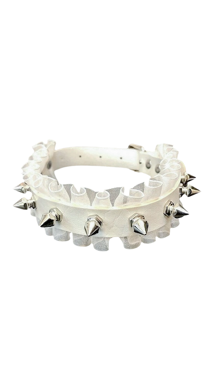 Angel stud choker (white)