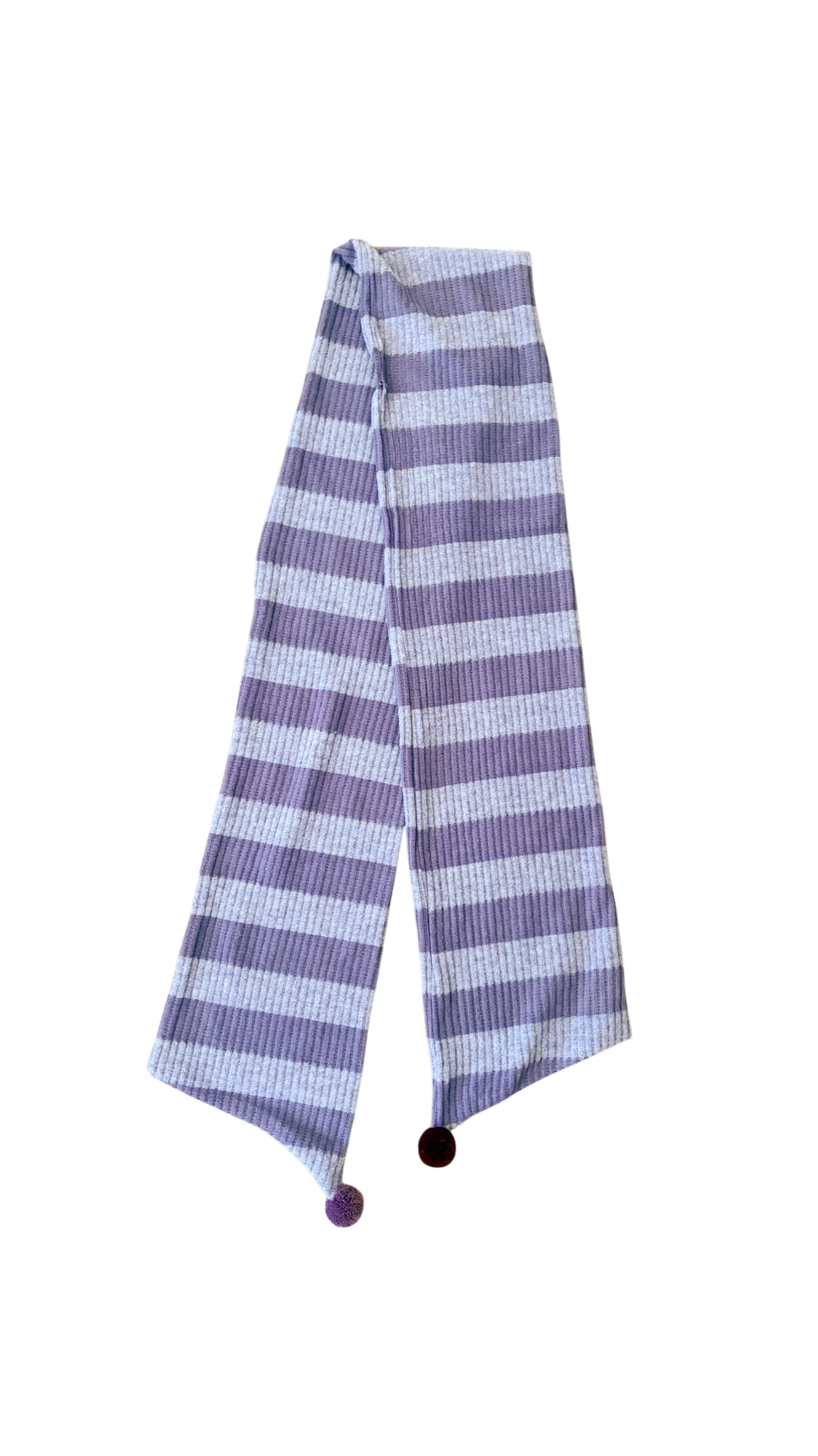 Candy stripe muffler (purple)