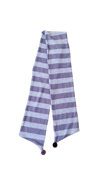 Candy stripe muffler (purple)