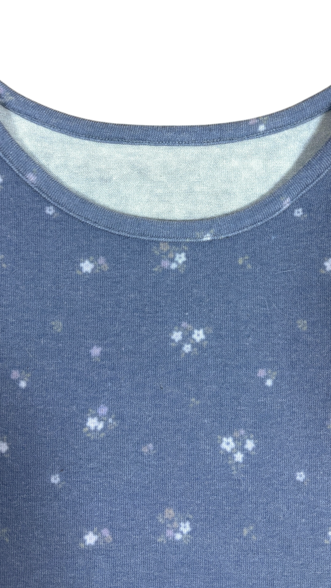 Fade flower t-shirt (blue)