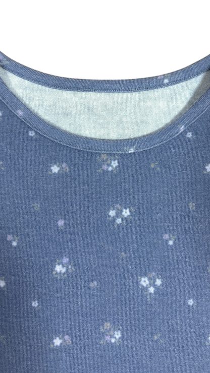 Fade flower t-shirt (blue)