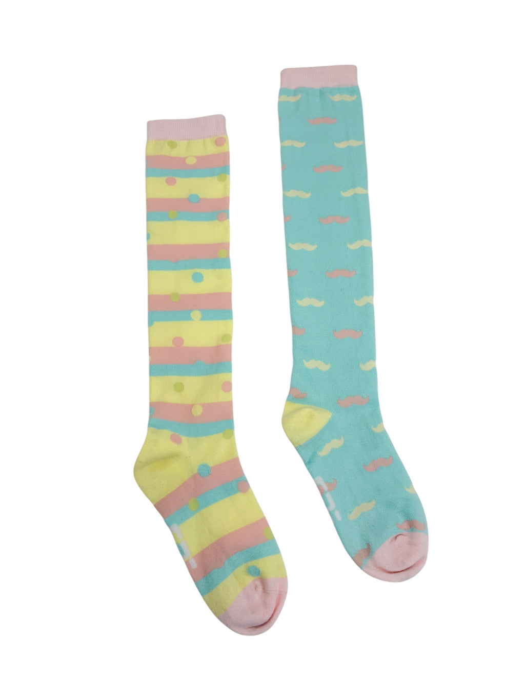 Cotton Candy Over Knee Socks