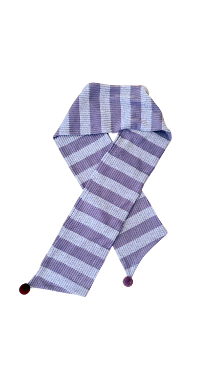 Candy stripe muffler (purple)