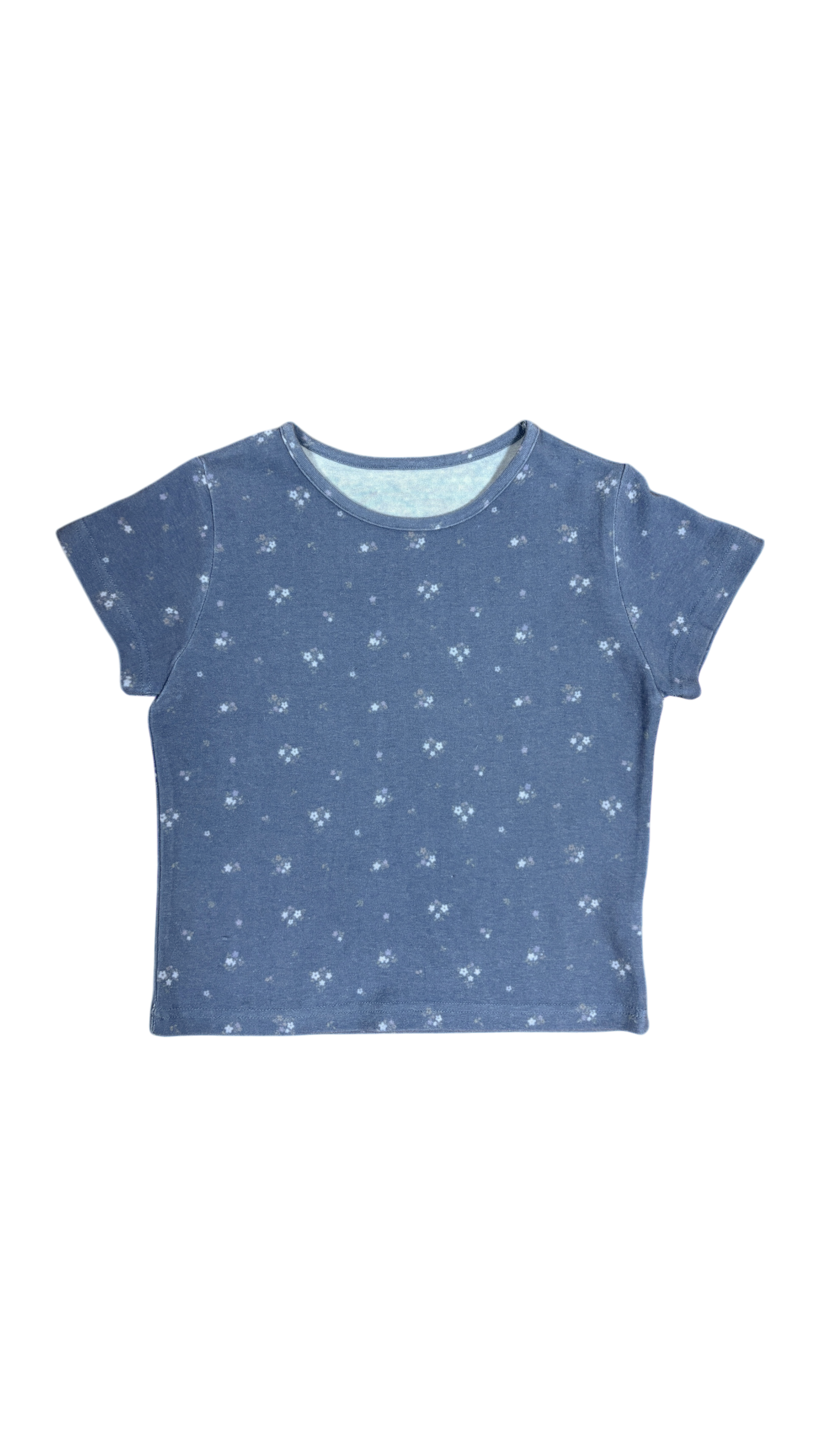 Fade flower t-shirt (blue)