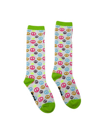 Peace Knee Socks