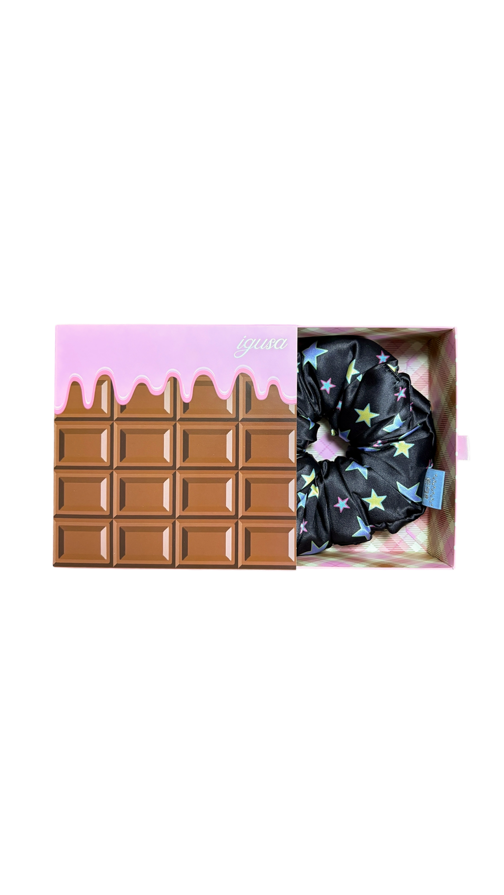 193 Pillow scrunchie (brown star)