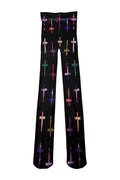 Black Cross Tights 80D