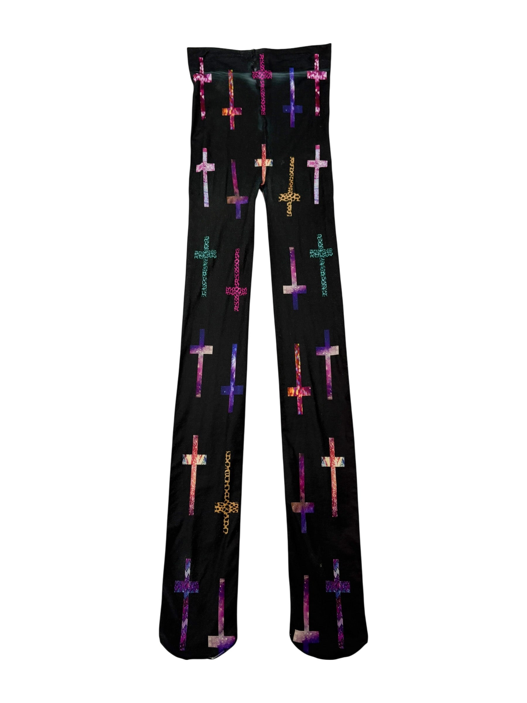 Black Cross Tights
