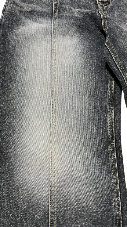 Center lock stitch straight denim