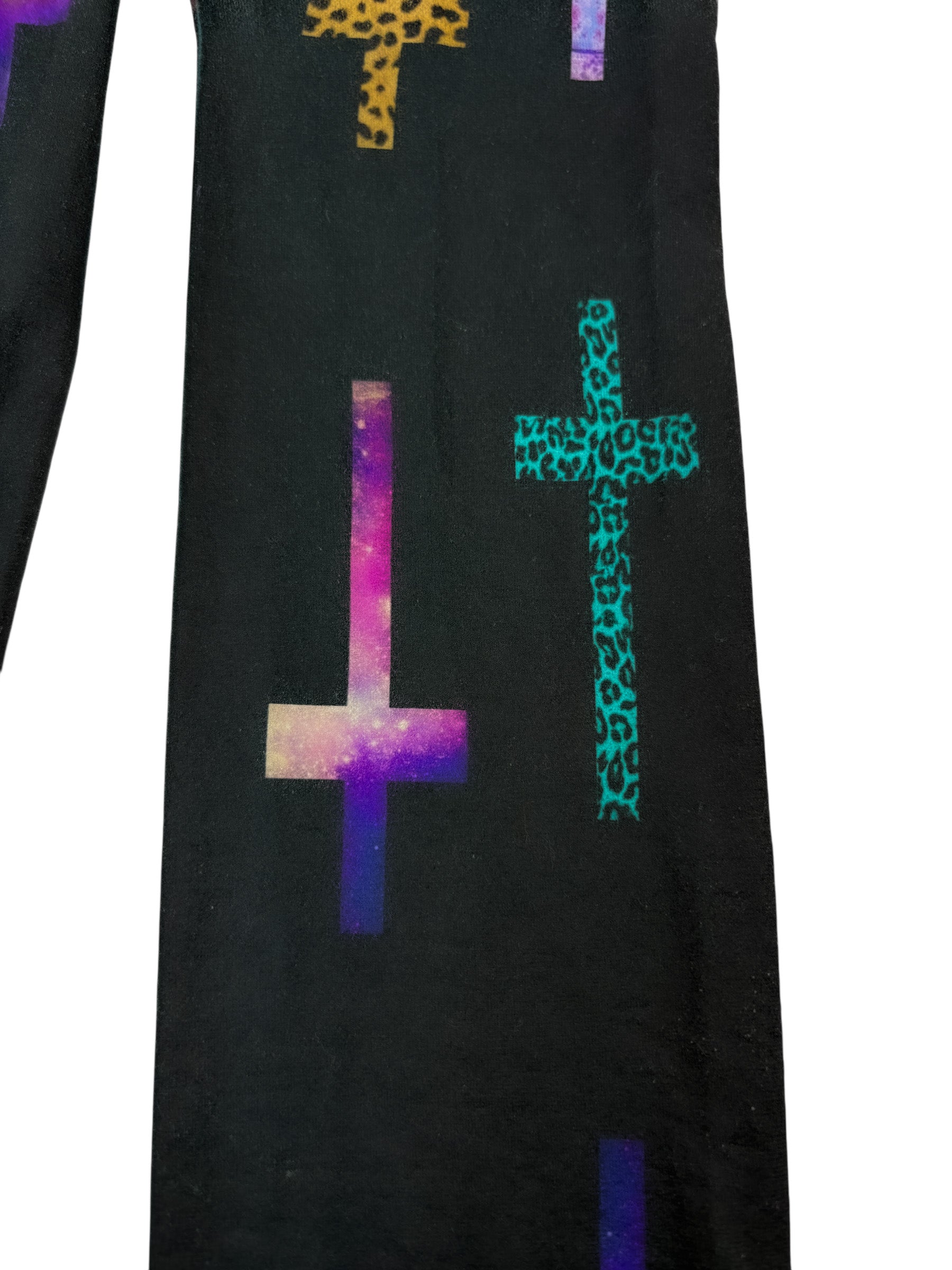 Black Cross Tights