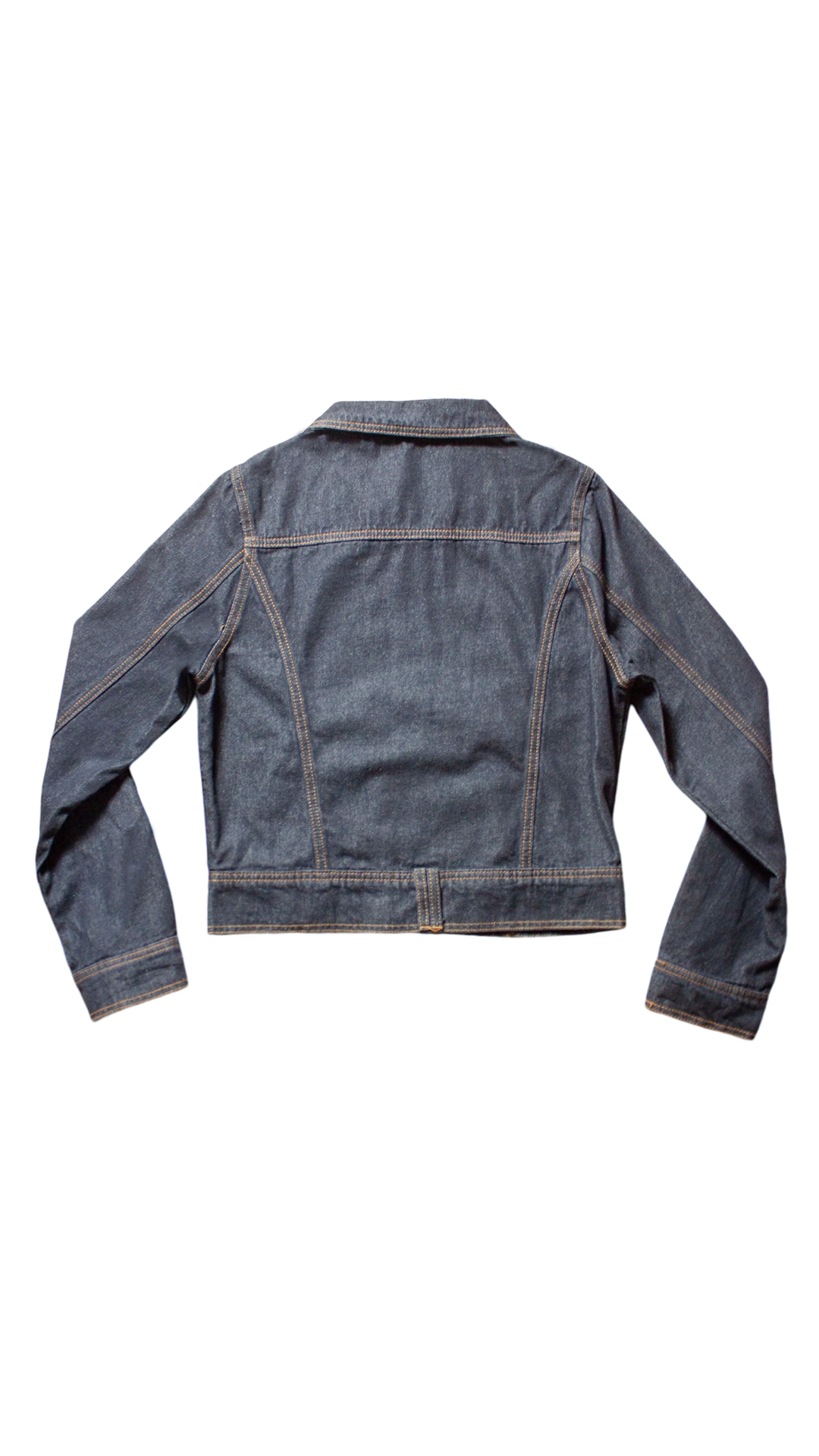 Zip denim work jacket