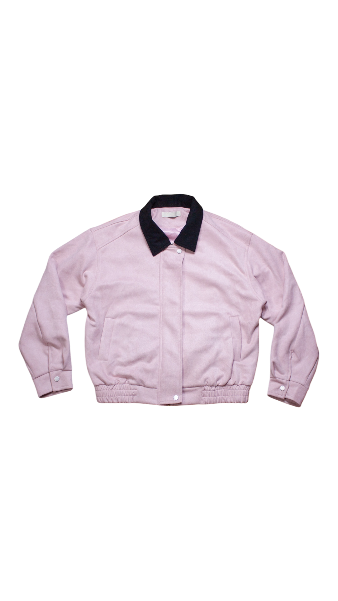 Pink suede work jacket