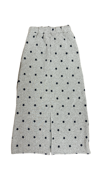 Star long skirt (gray)