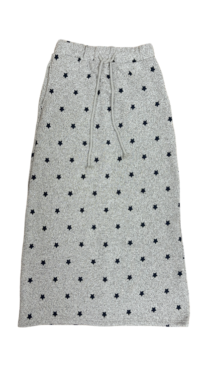 Star long skirt (gray)