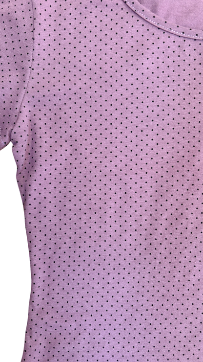 Dot basic t-shirt (purple)