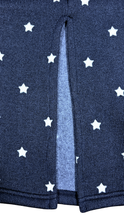 Star long skirt (navy)